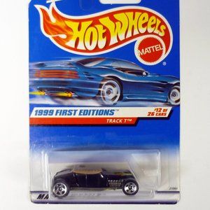 Hot Wheels Track T #917 First Editions 12 of 26 Black Die-Cast Car 1999
